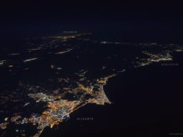 Alicante - Benidorm bei Nacht