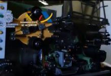 Operation Centinela-Cervel drei illegale Tabakfabriken in den Provinzen Murcia, Alicante und Madrid hochgenommen