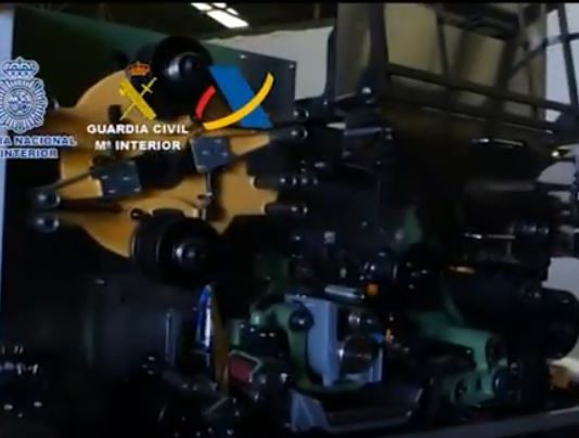 Operation Centinela-Cervel drei illegale Tabakfabriken in den Provinzen Murcia, Alicante und Madrid hochgenommen
