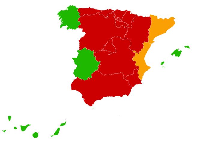 Spanien Lockdown