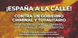 Vox Partei ruft am Nationalfeiertag Spaniens zum Landesweiten Schrei der FREIHEIT auf