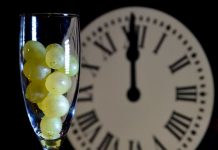 12 Glückstrauben an Sylvester