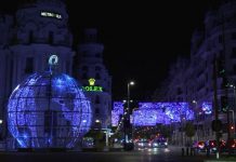 Weihnachtsbeleuchtung 2020 in Madrid