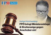 FPÖ wird Ministerklage gegen Anschober einbringen und Strafanzeige gegen Kurz wegen Amtsmissbrauchs