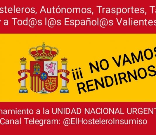 Der Aufstand der Bars hat Spanien erreicht: 8.000 organisieren sich um staatliche Beschränkungen zu umgehen