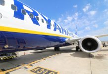 Ryanair Spanien Flug