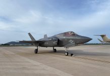 F35 Kampfjet der niederländischen Luftwaffe, Notlandung auf dem Flughafen von Ibiza