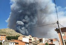Navalacruz Feuer zerstört bis zu 20.000 Hektar