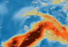 Schwefeldioxidwolke vom Vulkan Cumbre Vieja auf La Palma wird die Provinzen Alicante und Murcia erreichen