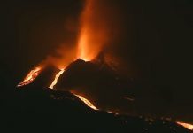 Nordflanke des Vulkans Cumbre Vieja auf La Palma stürzt komplett ein