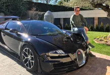Ronaldo CR7 Bugatti Mallorca Unfall