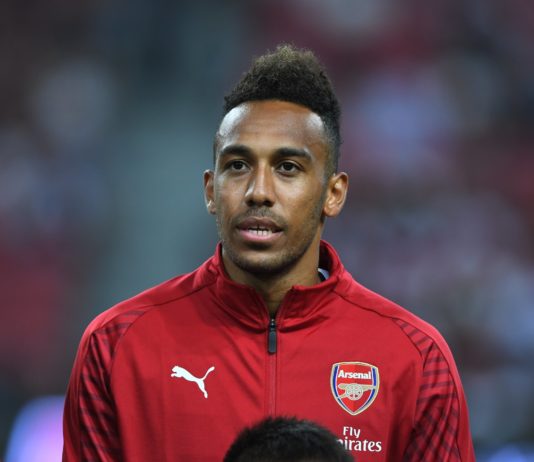Aubameyang Barcelona Spanien