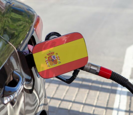 Benzin und Dieselpreise Spanien Montag 12 September