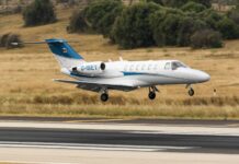 Cessna Cadiz Spanien Lettland OE-FGR