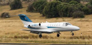 Cessna Cadiz Spanien Lettland OE-FGR