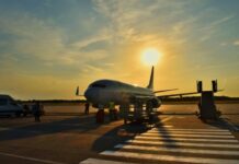 Palma Mallorca Flugzeug Flucht