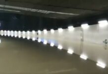 Tunnel Madrid Wasser