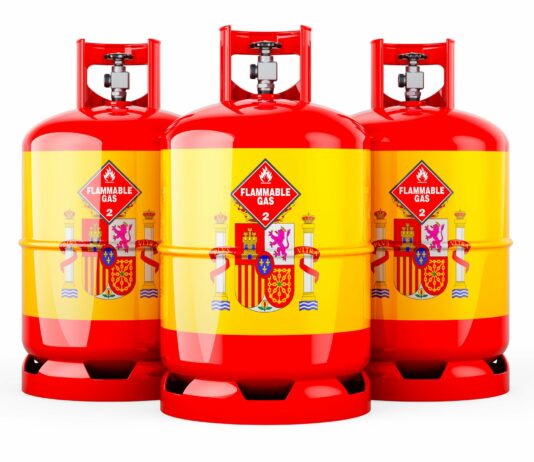 Butangasflasche Spanien