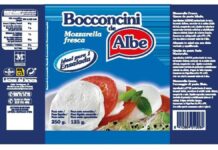 Lebensmittelwarnung der Marke Bocconcini de Albe