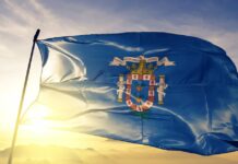 Melilla Flagge Spanien Marokko