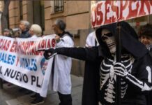 Ärztestreik in Madrid