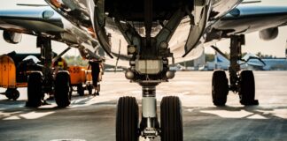 Flugzeug El Prat Barcelona