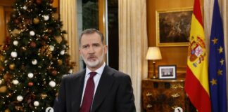 Spaniens König Felipe VI Weihnachtsansprache