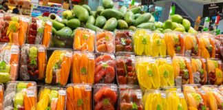 Plastik Verpackung Obst Spanien
