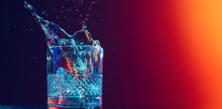 Glas Wasser Spanien