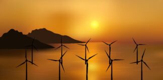 Windkraft Spanien Meer