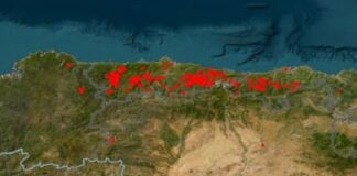 Asturien Feuer