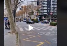 Filmreife Verfolgungsjagd in Benidorm