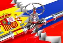 Gasfluss Spanien Russland