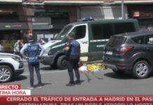 Fahrerflucht Madrid Extremadure Paseo