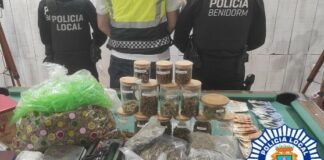 Benidorm Polizei Cannabis Club