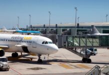 Flughafen Barcelona Spanien