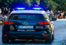 National Polizei Valencia Spanien