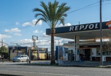 Repsol Tankstelle Spanien