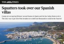 Times Spanische Hausbesetzer