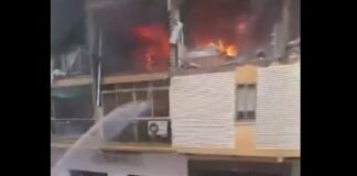 Badajoz Spanien Gasexplosion