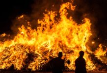 Johannisnacht Feuer Lleida