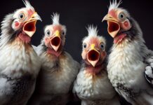 Vergewaltigtes Huhn