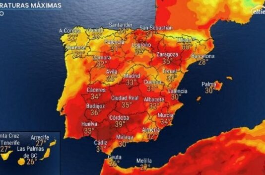 Wetter Spanien 40 grad 17 Juni 2023