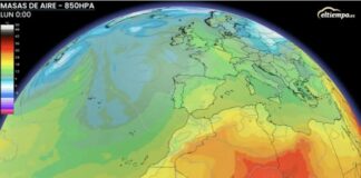 Wetterkarte Spanien ElTiempo