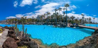 Schwimmbad Spanien