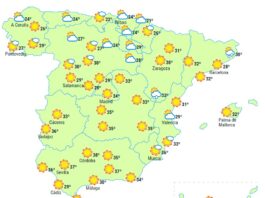 Sommerwetter Spanien 13 Juli 2023