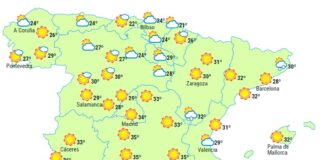 Sommerwetter Spanien 13 Juli 2023