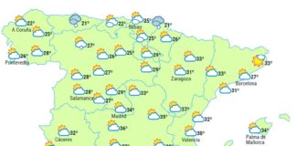 Sommerwetter Spanien Mittwoch 12 Juli 2023