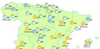 Spanienwetter Freitag 21 Juli 2023
