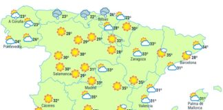 Spanienwetter Sonntag 9 Juli 2023